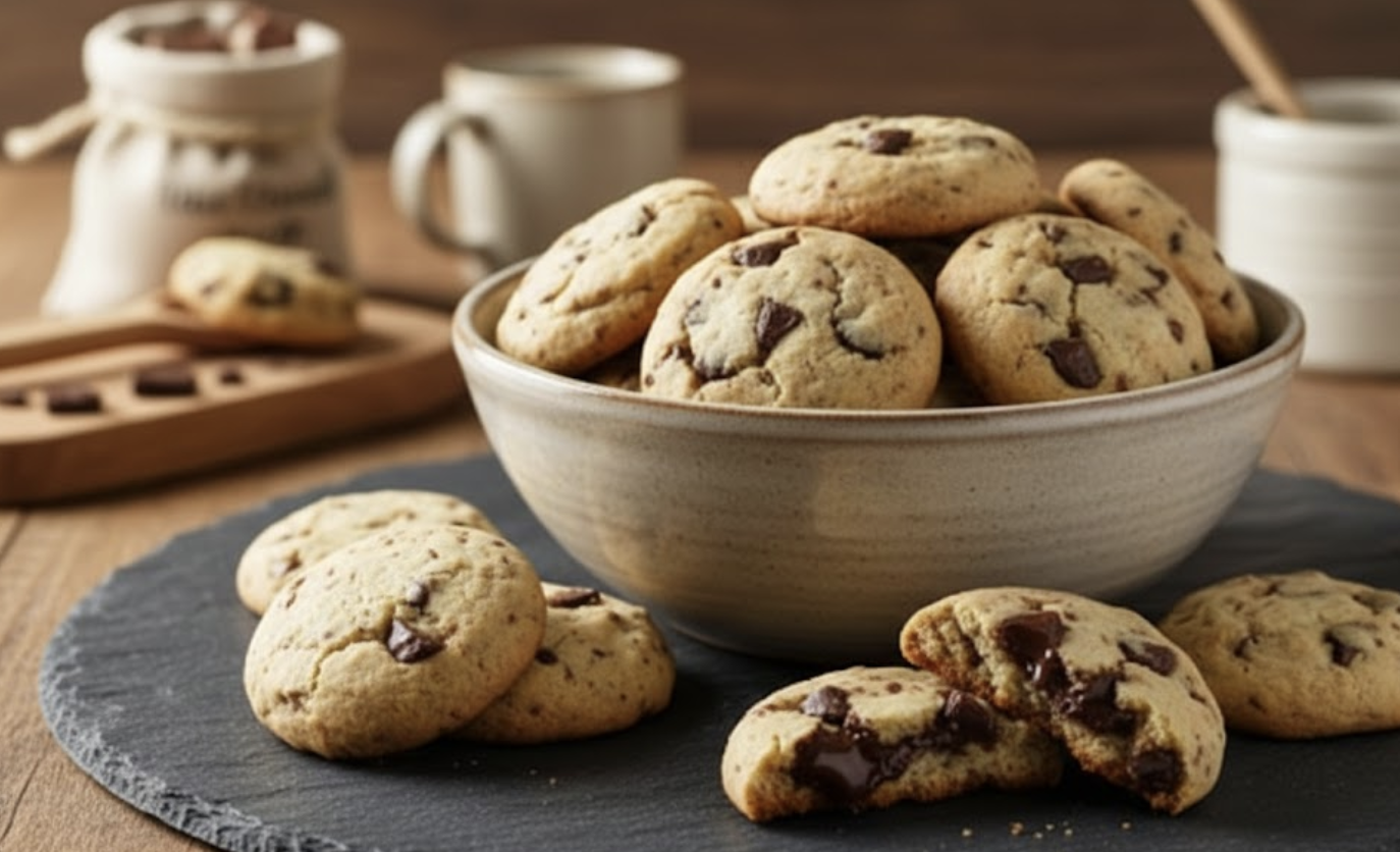 Domácí cookies sušenky s čokoládou – hotové za 20 minut a lepší než z obchodu
