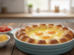 Netradiční sýrový koláč z kynutého těsta – dokonalé pohoštění na oslavu i večírek