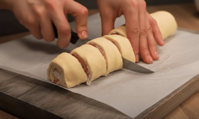 Slaninové šneky z listového těsta: rychlá slaná pochoutka ke každé příležitosti