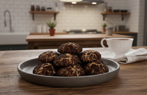 Domácí máslové sušenky s kakaem a krupicí: rychlé a vláčné