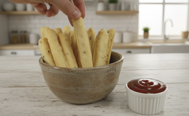 Sýrovo-bramborové tyčinky z trouby – křupavé party pohoštění hotové za pár minut Sýrovo-bramborové tyčinky z trouby – křupavé party pohoštění hotové za pár minut