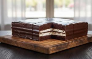 Domácí čokoládový dort Kinder Pingui: Nadýchaný krémový dezert jako z cukrárny