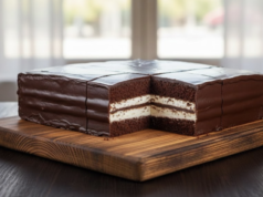 Nepečený dort Kinder Pingui, který si prostě zamilujete – Vyzkoušejte tuto dobrotu! Domácí čokoládový dort Kinder Pingui: Nadýchaný krémový dezert jako z cukrárny