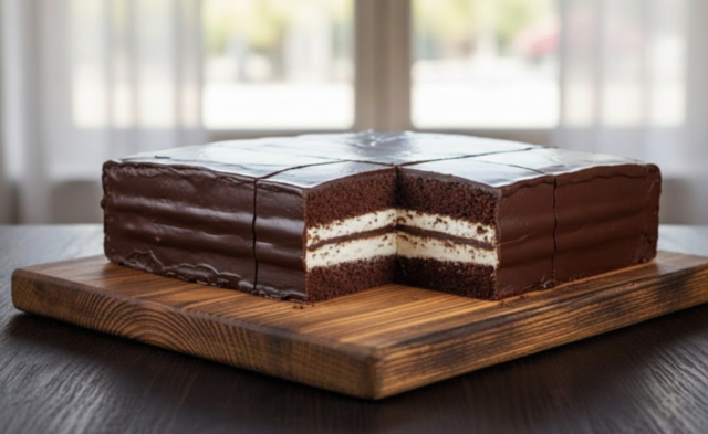 Domácí čokoládový dort Kinder Pingui: Nadýchaný krémový dezert jako z cukrárny
