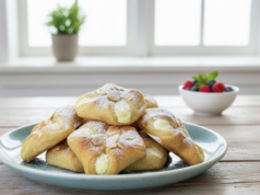 Jednoduchý recept na domácí tvarohové šátečky, které si zamilujete! Křehké tvarohové šátečky z domácího těsta: rychlé pohoštění ke kávě