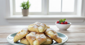 Jednoduchý recept na domácí tvarohové šátečky, které si zamilujete! Křehké tvarohové šátečky z domácího těsta: rychlé pohoštění ke kávě