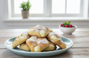 Jednoduchý recept na domácí tvarohové šátečky, které si zamilujete! Křehké tvarohové šátečky z domácího těsta: rychlé pohoštění ke kávě