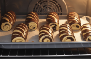 Domácí dvoubarevné buchty s čokoládou – Vyzkoušejte toto dobrotu!