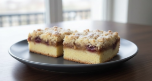 Lahodný višňový koláč se žmolenkou a mandlemi – Ideální ke kávě!