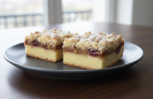 Lahodný višňový koláč se žmolenkou a mandlemi – Ideální ke kávě!