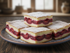 Vynikající Švestkový koláč s nadýchaným vanilkovým krémem!