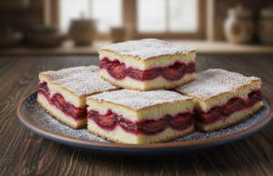 Vynikající Švestkový koláč s nadýchaným vanilkovým krémem!