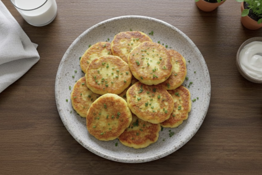 Fantastické bramboráčky se sýrem a česnekem – Během pár minut připravené!