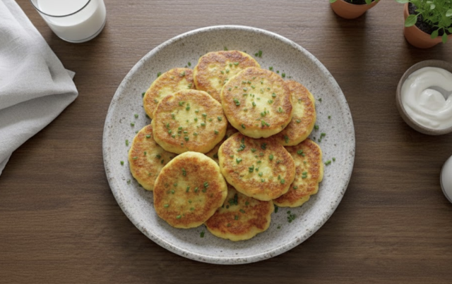 Rychlé bramborové placičky se sýrem: Hotové za pár minut a krásně křupavé Rychlé bramborové placičky se sýrem: Hotové za pár minut a krásně křupavé