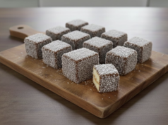 Vyzkoušejte tyto domácí kokosové kostky podle tohoto jednoduchého receptu! Kokosové kostky máčené v kakaovém přelivu: Vláčný moučník ke kávě