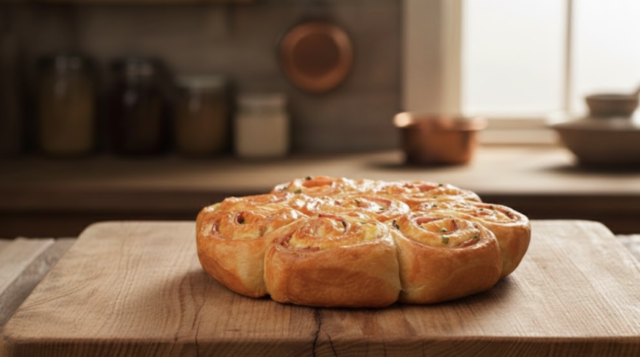 Slaní šneci z listového těsta se šunkou a sýrem: Rychlý snack hotový za 25 minut