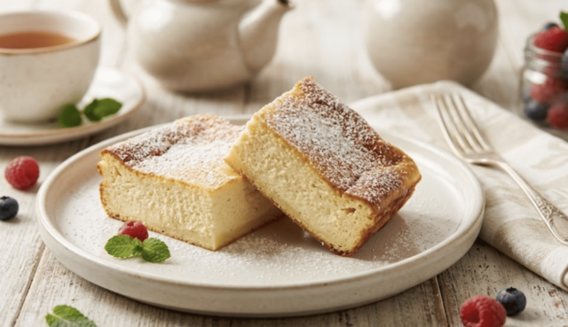 Tvarohová buchta s rozinkami: Rychlý a vláčný dezert hotový za 30 minut