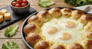 Jednoduchý recept na slané mlsání – Připravte si tento tento vynikající sýrový koláč! Netradiční sýrový koláč na večírek: Nadýchané těsto a tři druhy sýra