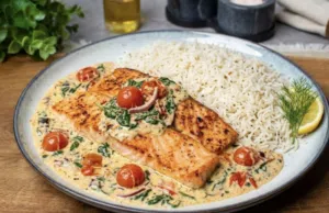 Rychlý a jednoduchý recept na skvělého, smetanového lososa!