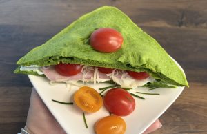 Špenátový sendvič z mikrovlnné trouby – rychlá a zdravá snídaně bez pečení