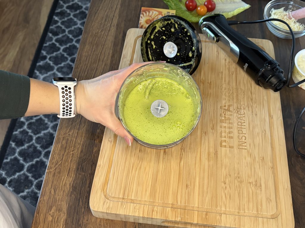 Špenátový sendvič z mikrovlnné trouby