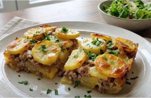 Císařské brambory: Zapečená dobrota, která strčí do kapsy i klasiku Císařské brambory s mletým masem a sýrem – poctivý rodinný oběd z jednoho pekáče