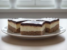 Pribináčkové řezy s kakaovým korpusem a čokoládovou polevou