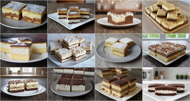 16 nejoblíbenějších dezertů: Krémové řezy, nepečené koláče i jablečné klasiky