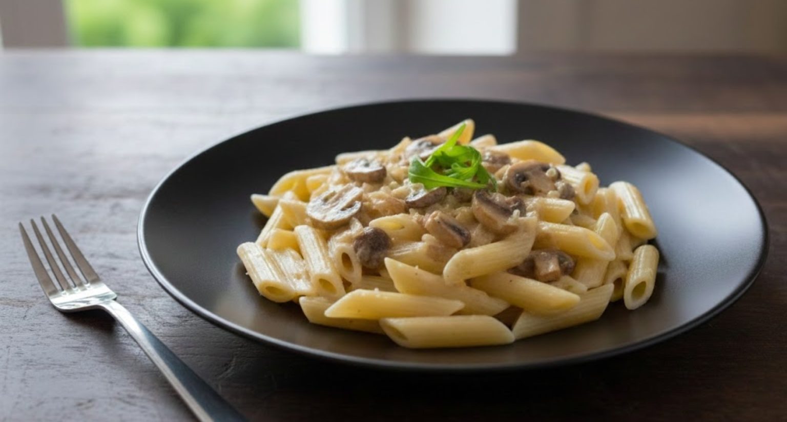 Houbová omáčka z jednoho hrnce