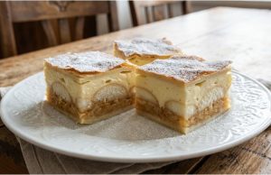 Rychlý krémový jablečník z listového těsta: Šťavnatý dezert skoro bez práce