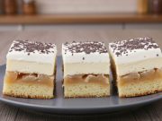 Jablečný krémeš z ráje Jablečný krémeš s vanilkovým krémem: vláčný moučník, který chutná slavnostně