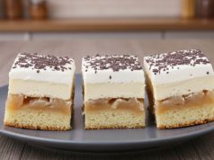 Jablečný krémeš s vanilkovým krémem: vláčný moučník, který chutná slavnostně