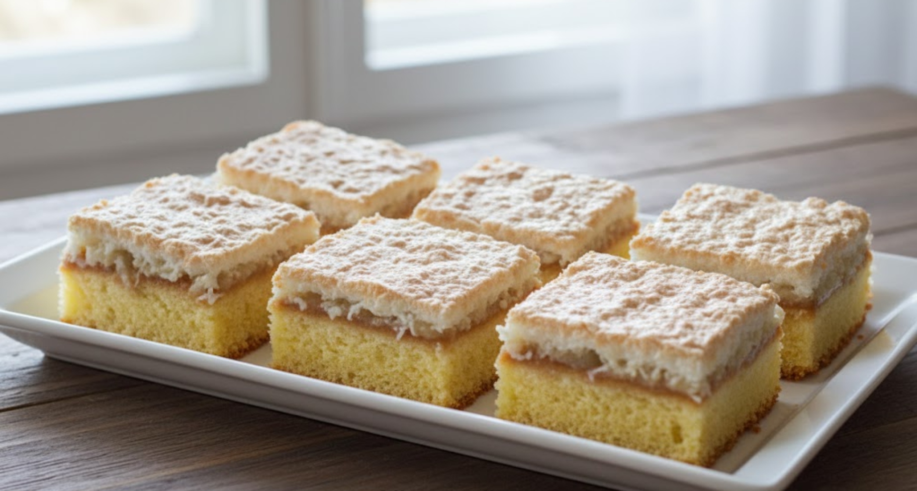 Jablečný sen s kokosovým sněhem: vláčný koláč, který chutná i druhý den