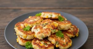 Zdravé krůtí placičky s kukuřicí: Fitness oběd plný bílkovin hotový za pár minut Krůtí placičky s jogurtem a sýrem – rychlá večeře i party pohoštění