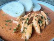 Kuře na paprice s poctivým domácím knedlíkem