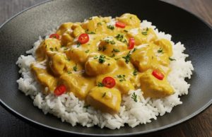 Jemné krůtí na kari: Rychlá smetanová klasika, která nikdy nezklame Krůtí maso na kari s krémovou omáčkou: rychlý oběd pro rodinu