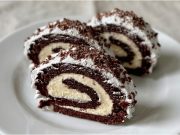 Roláda Oblíž prst – luxusní čokoládová roláda se žloutkovým krémem a sněhem