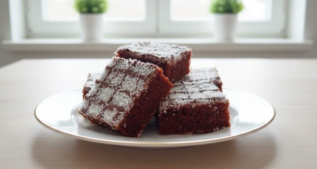 Vláčná kefírová buchta s medem, rozinkami a citronovou polevou Vláčná kefírová buchta s medem, rozinkami a citronovou polevou