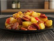 Sedlácký pekáč z jednoho plechu: Brambory, uzenina a zelenina jako od babičky