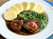 Hovězí roláda se slaninou a špekem: Poctivá klasika s bohatou šťávou Hovězí roláda se špekem a tmavou šťávou: poctivý recept krok za krokem