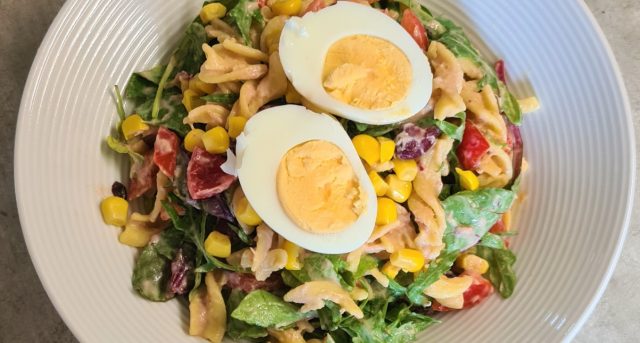 těstovinový salát 1