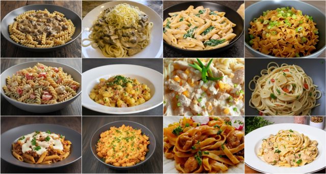 Objevte 13 nejoblíbenějších těstovinových receptů – od rychlých večeří z jednoho hrnce až po krémové omáčky a svěží saláty do krabičky. Objevte 13 nejoblíbenějších těstovinových receptů – od rychlých večeří z jednoho hrnce až po krémové omáčky a svěží saláty do krabičky.