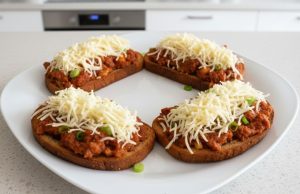 Topinky s masovou směsí z konzervy: rychlá a sytá večeře