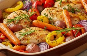 Nejlepší lednová večeře při hubnutí: Syté jídlo z jednoho pekáče, které má minimum kalorií a stojí pár korun