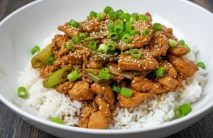 Minutková kuřecí směs s pórkem a jasmínovou rýží