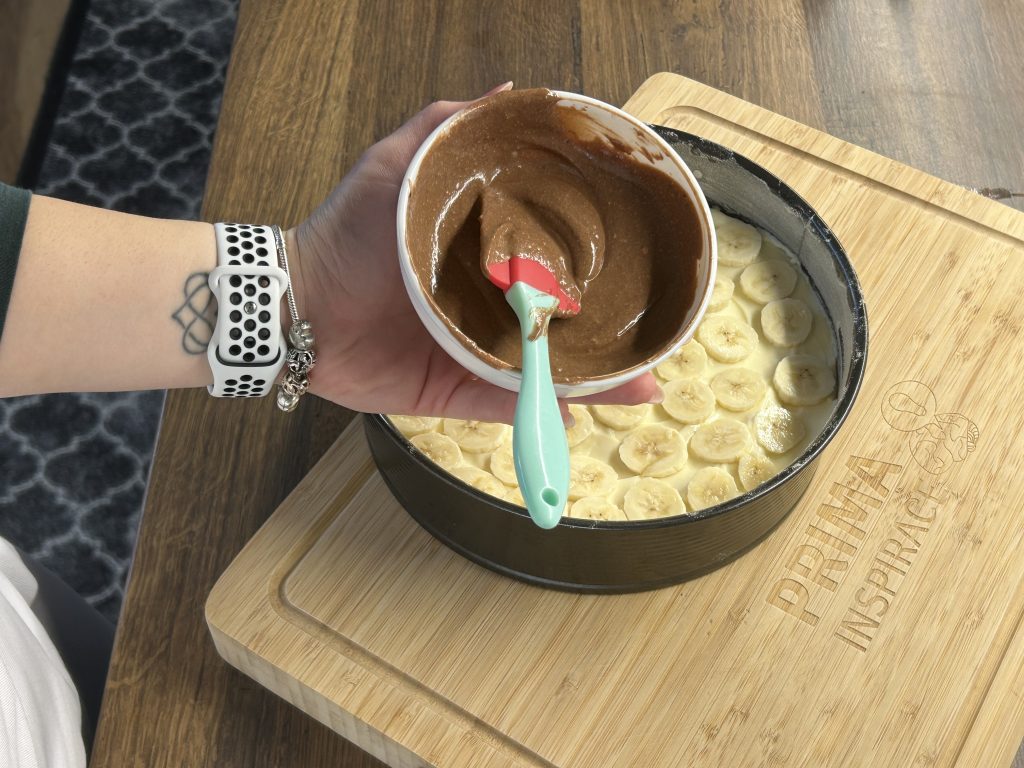 Banánové pokušení s tvarohem a čokoládou