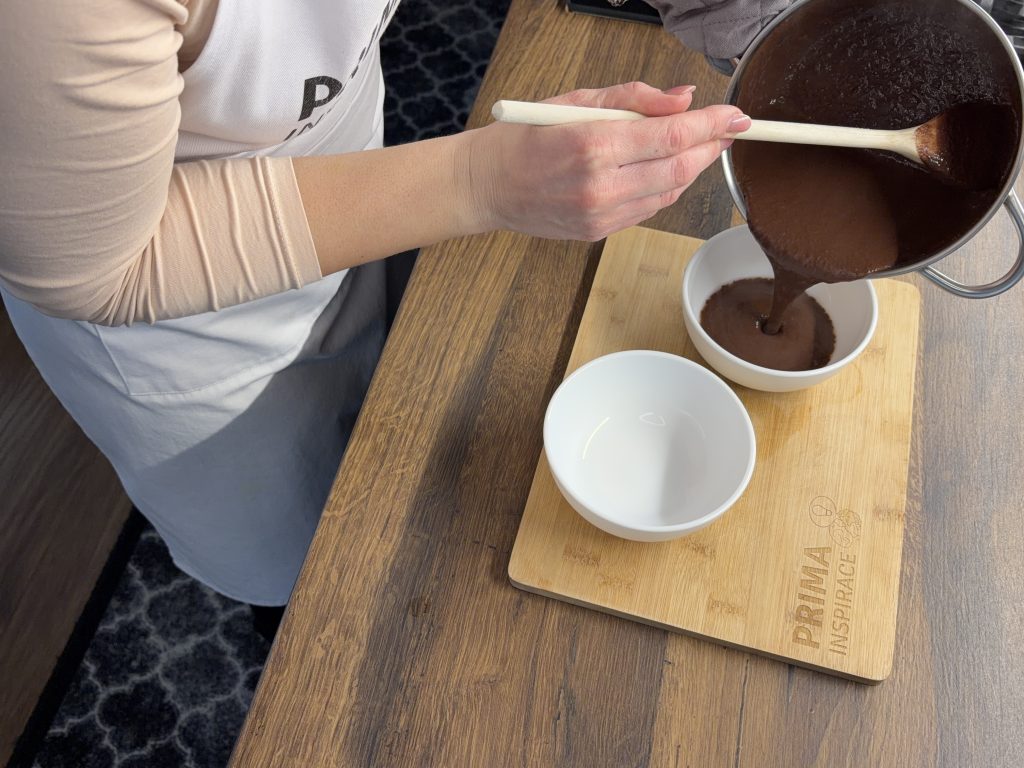 Jednoduchý banánový pudink bez škrobu