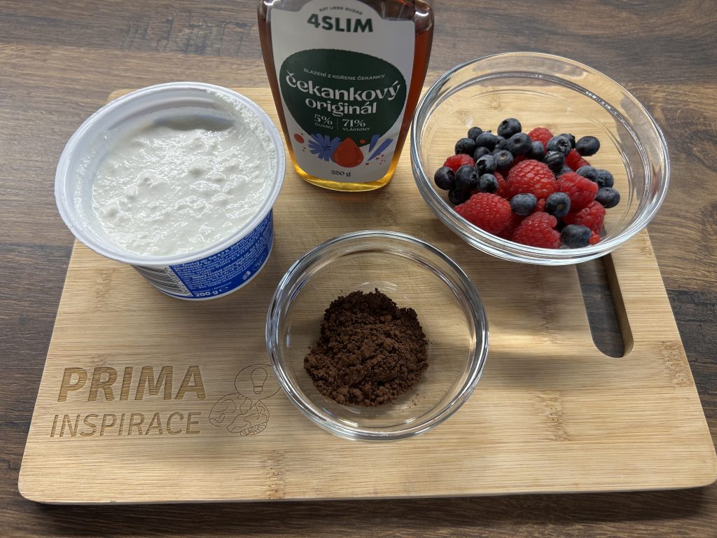 Čokoládový mousse z cottage sýra