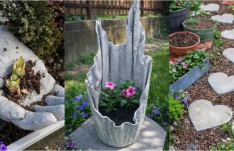 Betonovou směs nalila na bublinkovou fólii a výsledek je naprosto nádherný: Inspirujte se