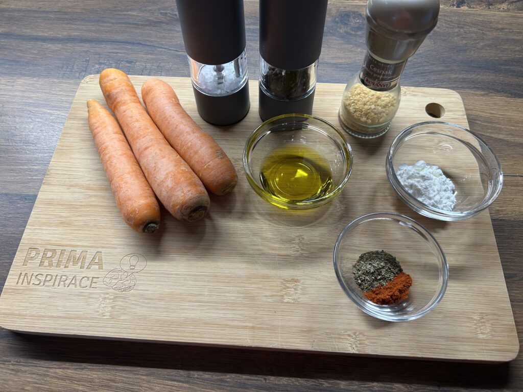 Křupavé pečené mrkve s bylinkami